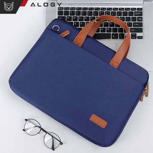 Torba etui na laptopa MacBook'a 15.6 do pracy szkoły pojemna Slim Pokrowiec