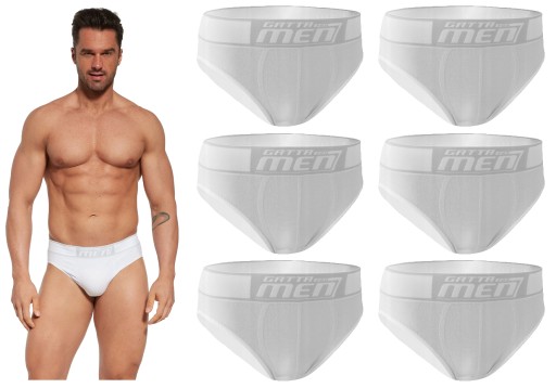 6X ТРИКОВ GATTA БЕЛЫЙ ХЛОПОК XL