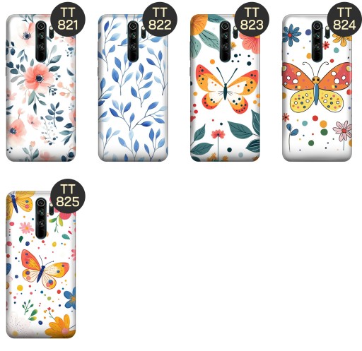 ETUI DO XIAOMI REDMI NOTE 8 PRO WZORY WIOSNA KWIATY ROŚLINY OBUDOWA CASE