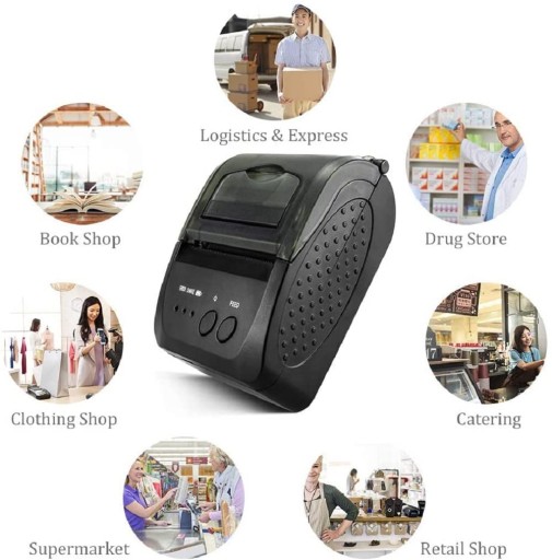 Портативный термофискальный принтер Netum NT-1809DD Bluetooth