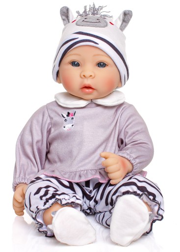 Звуки BABY DOLL + соска + подгузники + бутылочки