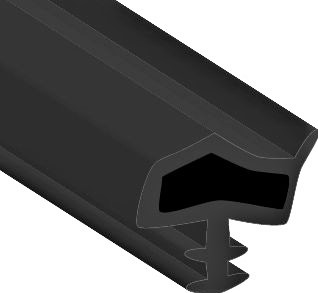 USZCZELKA USZCZELKI DO DRZWI KD 14 CZARNA 10 mb
