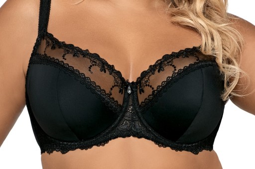AVA biustonosz AV-1030 SEMI-SOFT czarny 80B
