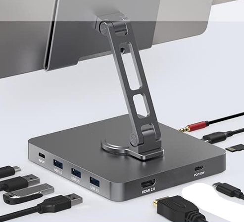 Многопортовая подставка для телефона USB-C 10 в 1 SPE-PB03