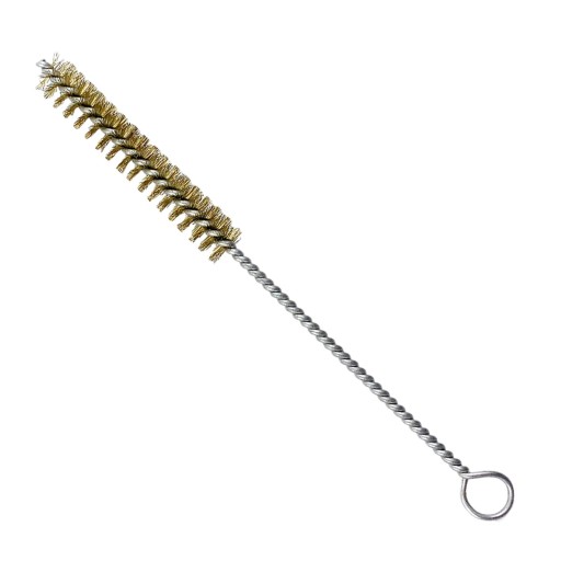 Szczotka do czyszczenia rur z włosiem miedzianym, szczotka druciana metalowa, elastyczny odpływ 23 cm x 2 cm