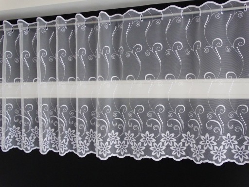 Mg ревность Mireja White Network Embroidery 250x60 см M