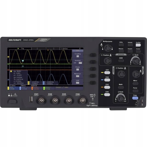 Цифровой осциллограф VOLTCRAFT DSO-2104