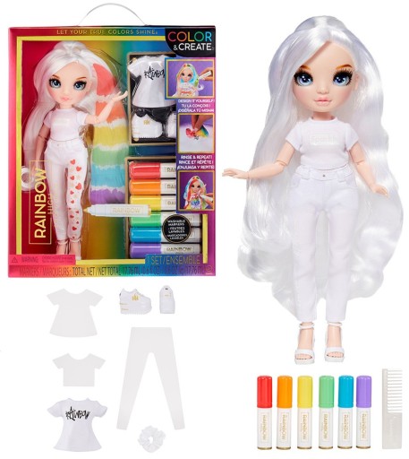 Lalka Mga Rainbow High Color & Create