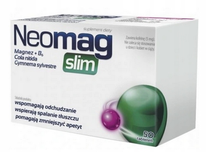Neomag Slim Magnez Wsparcie Metabolizmu 50 Tabletek