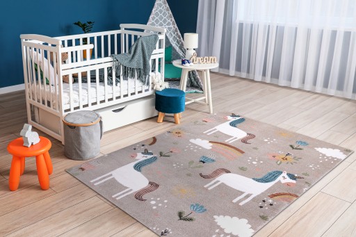 Детский коврик Fun 200x290 Unicorn Beige #O534