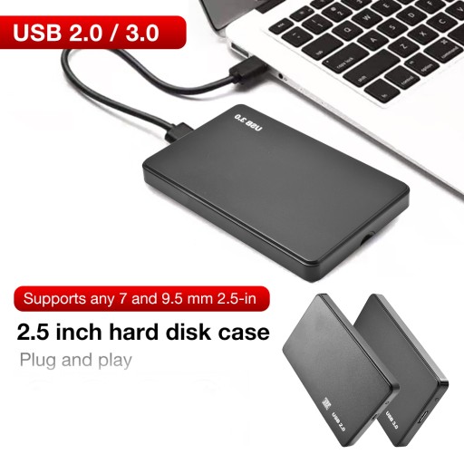 Корпус для 2,5-дюймового жесткого диска Адаптер SATA-USB3.0 Портативный SSD-диск для жесткого диска Ex