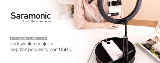 Беспроводной микрофон Saramonic Blink Go-D1