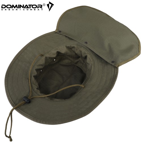 Польская военная шляпа DOMINATOR BOONIE с воротником Rip-Stop OLIVE M