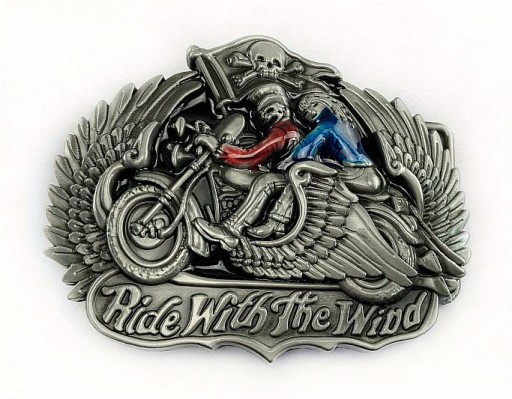 Пряжка мотоциклетного ремня RIDE With The Wind