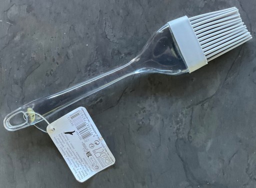 PĘDZELEK SILIKONOWY KUCHENNY DO CIAST MIĘSA PĘDZEL SILIKON 22cm OLDMAN