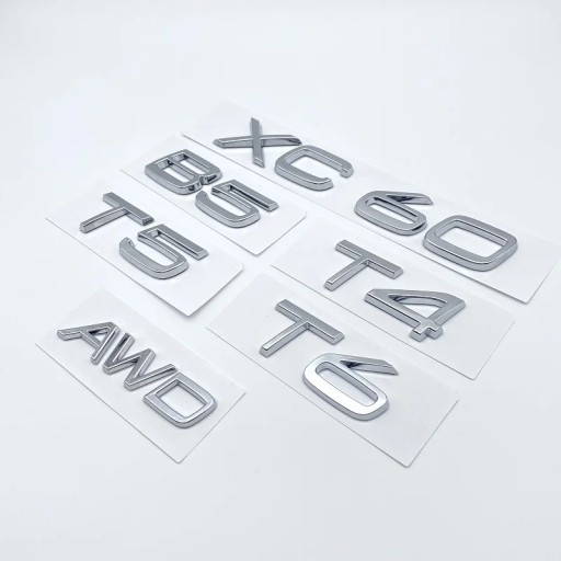 3D AWD B5 T4 T5 T6 Logo Emblem Badge Decal Car Sticker for Volvo XC60