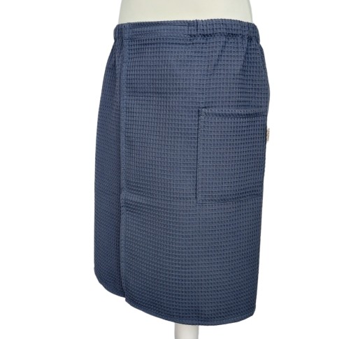 Zestaw Kilt + Ręcznik do sauny Wafel Antracyt SM