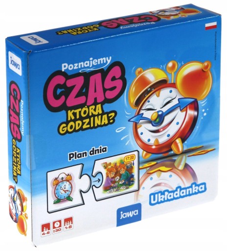 Gra EDUKACYJNA dla 5 Latka Poznajemy Czas ZABAWKA