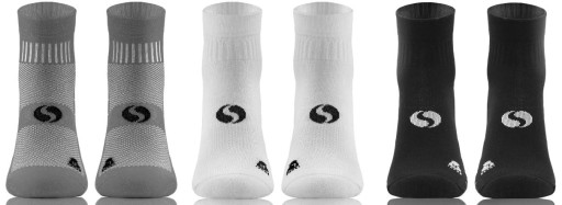 3-pak SKARPETY Sportowe Sesto Senso frotte 39-42