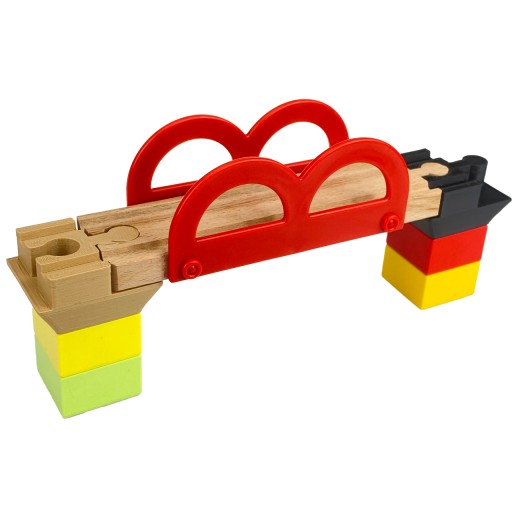 РАЗЪЕМ/АДАПТЕР ДЛЯ LEGO DUPLO И ДЕРЕВЯННЫХ НАПРАВЛЯЮЩИХ С BRIO НАБОР ИКЕА, 6 ШТ.