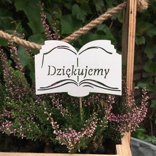 TOPPER PIK DZIEŃ NAUCZYCIELA DZIĘKUJEMY 6SZT 11CM