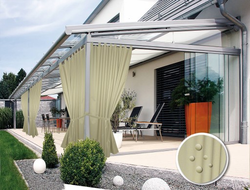 Zasłony Zasłona Ogrodowe Tarasowe Tarasowa Pergola 150cmx210cm Wodoodporne