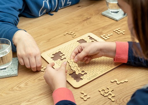 ESC WELT Quest Puzzle XL - Игра из берёзового дерева, 52 детали