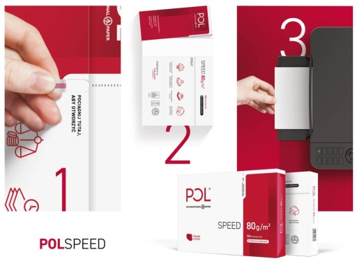 Бумага для ксерокса Polspeed А4 80г - 5 шт.