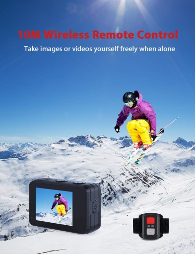KAMERA SPORTOWA WODOODPORNA VICTURE 4K AC940