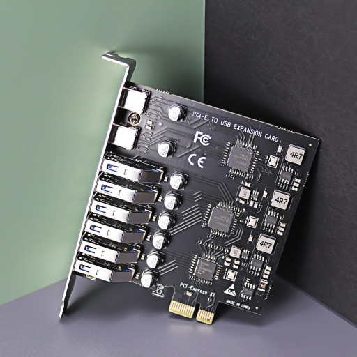 8-портовая плата адаптера USB 3.0 PCIe (2 USB-C и 6 USB-A)