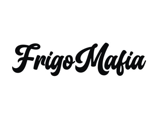 Naklejka FRIGO MAFIA na ciężarówkę tira szybę busa *KOLORY *44cm