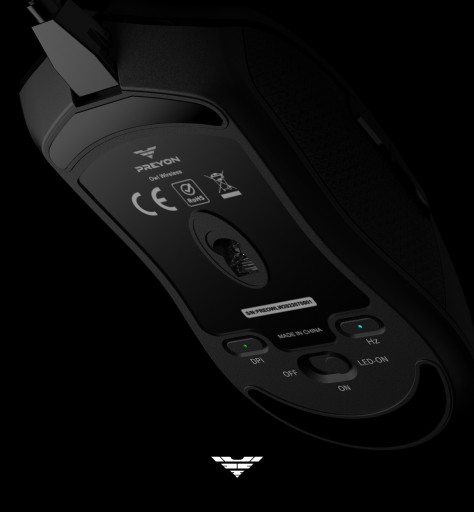 Игровая мышь RGB PREYON с разрешением 16000 точек на дюйм для геймеров