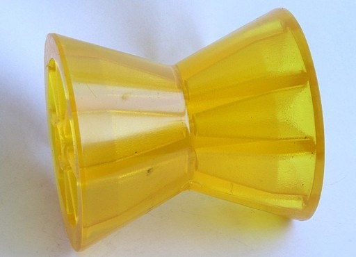 Rolka dziobowa PVC żółta do przyczepy podłodziowej