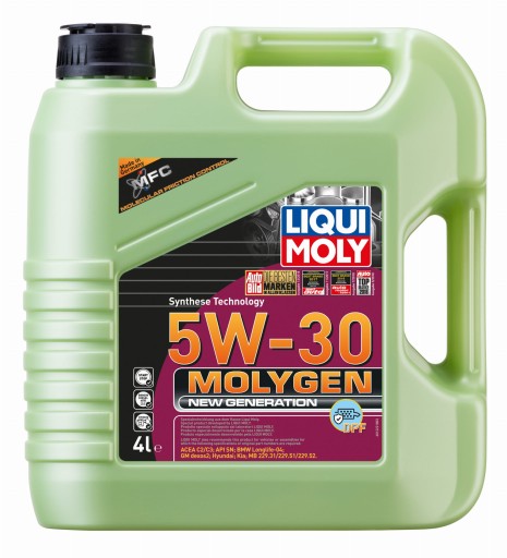 5W-30 МОЛИГЕНОВОЕ МАСЛО НОВОГО ПОКОЛЕНИЯ 5W30 DPF 4л