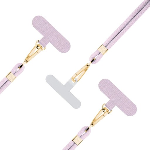 Magiczny Sznurek Smycz na Szyję Ramię do Telefonu 3mk EasyClip RÓŻOWY