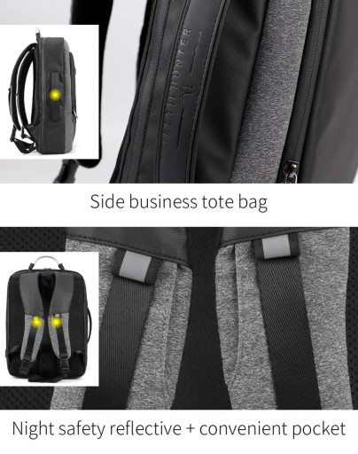 Рюкзак/сумка Arctic Hunter для ноутбука 17,3 USB, ручная кладь в самолет