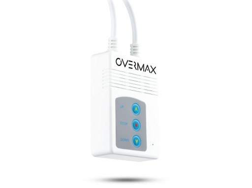 Большой подвесной проекционный экран Overmax диагональю 120 дюймов.