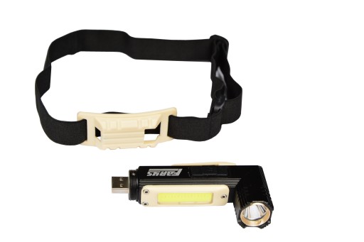 Светодиодный фонарик водонепроницаемый IP44 2в1 3Вт USB AKKU