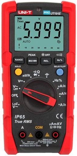 Мультиметр UT191E PRO AC/DC CURRENT CURRENT VOLTAGE