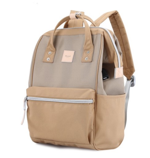 Рюкзак-самолет Himawari Sorrel HM1881 для ноутбука 13.3 USB Camel-Coffee