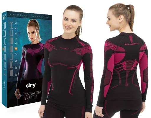 ЖЕНСКАЯ ТЕРМОТУРИСТИЧЕСКАЯ ФУТБОЛКА BRUBECK DRY - M