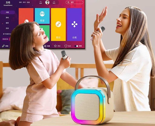 КАРАОКЕ BLUETOOTH ДИНАМИЧЕСКИЙ МИКРОФОН ДЛЯ ДЕТЕЙ