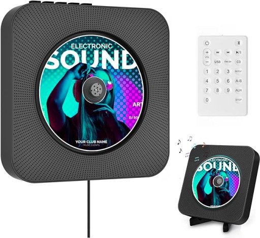 Настенное радиоприемник USB FM BLUETOOTH CD/MP3-ПЛЕЕР AUX С ПУЛЬТОМ ДУ
