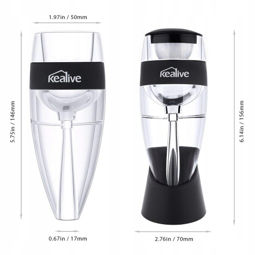 AERATIER WINE OXYGENTER KEALIVE АЭРАТОР