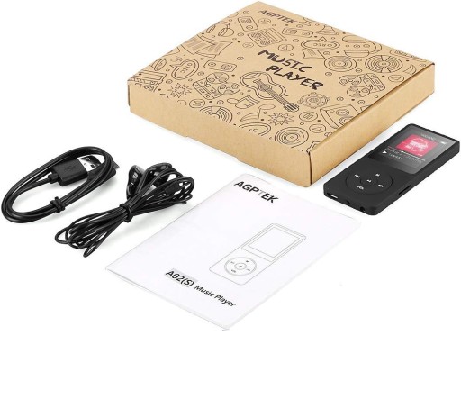 WALKMAN HI-FI BLUETOOTH 5.0 MP3 МУЗЫКАЛЬНЫЙ ПЛЕЕР КАРТА 16 ГБ + НАУШНИКИ