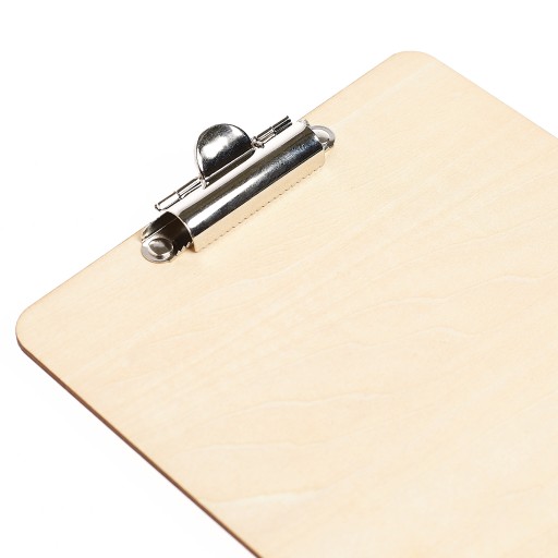 CLIPBOARD DREWNIANY A5 Z KLIPSEM GRAWER LOGO KLIP
