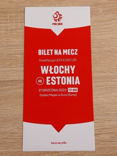 Włochy - Estonia , 2022 rok, U19