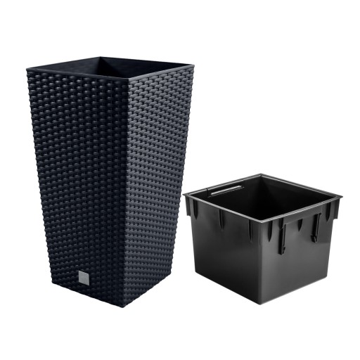 RATO SQUARE DRTS400 горшок + вставка Антрацит