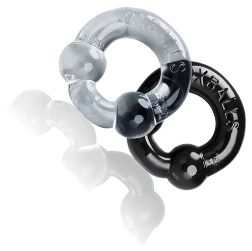 OXBALLS ULTRABALLS COCKRING 2-PACK-CLEAR