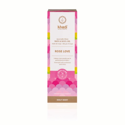ROSE LOVE НАТУРАЛЬНОЕ ПИТАТЕЛЬНОЕ МАСЛО ДЛЯ ТЕЛА KHADI 100мл